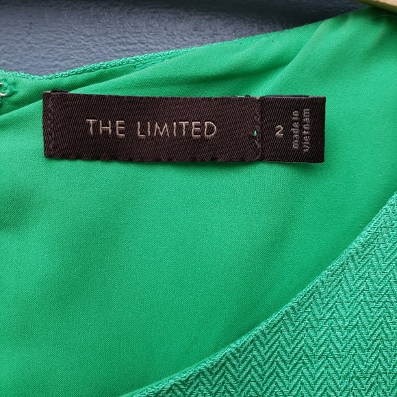 The Limited Kelly Green Tie Front Sheath Dress - 2 - Picture 4 of 16